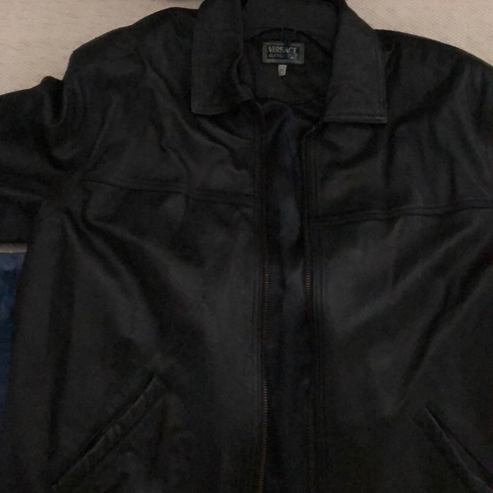 Versace vintage ladies leather jacket